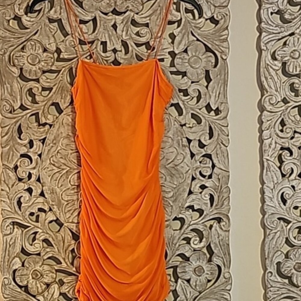 CHICME BodyCon Orange Dress